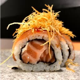 Uramaki Salmão com Batata Doce